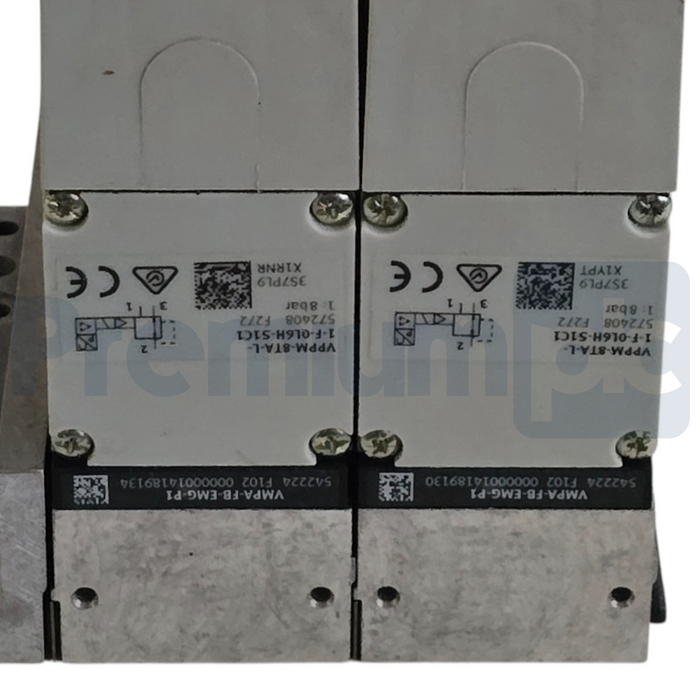 (2) Festo VPPM-8TA-L-1-F-0L6H-S1C1 | 572408 Regulator (2) VMPA-FB-EMG-P1 542224
