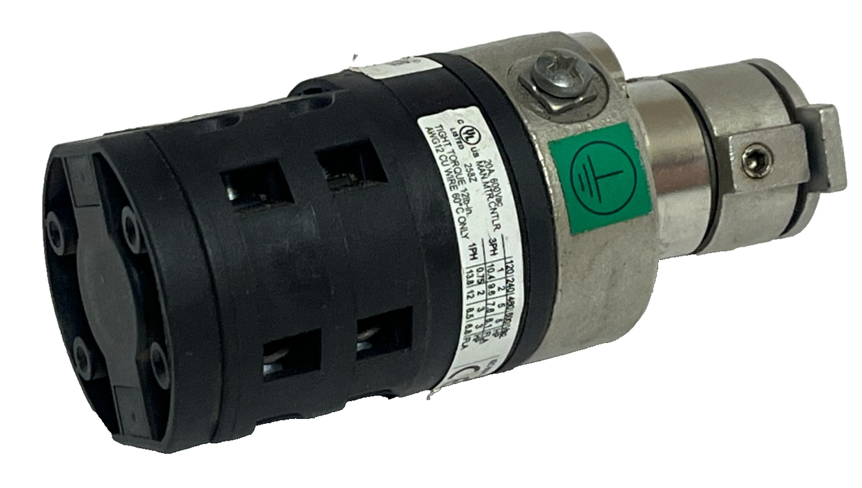 Salzer M221-24475 Rotary Cam Switch - 3-Phase 20A 600VAC - Industrial Key Switch