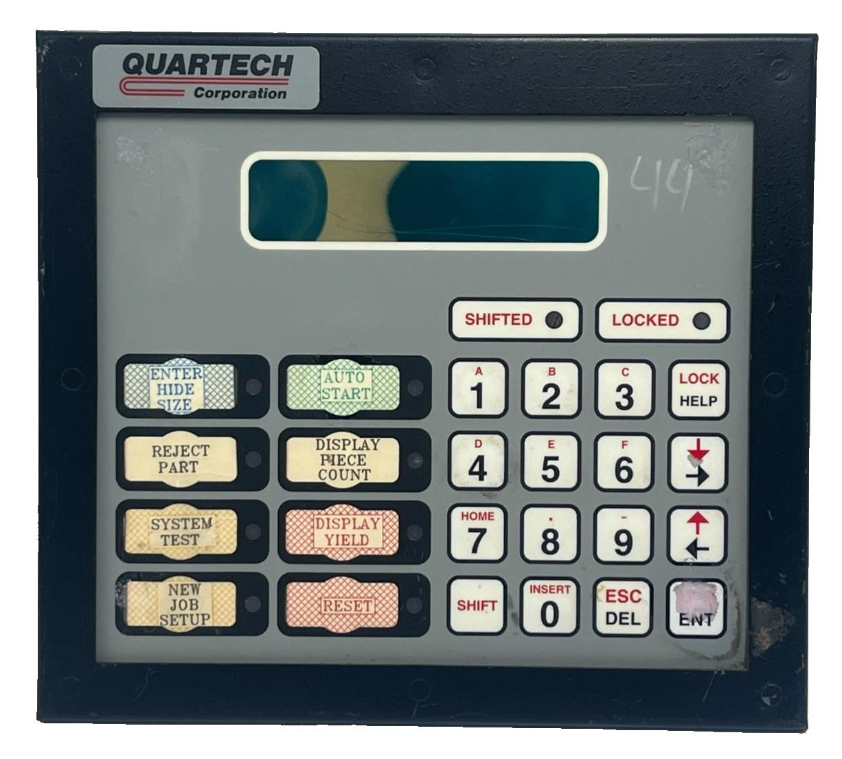 Quartech 601P94H02 9900 Series Circuit Board w/ Operator Interface Keypad