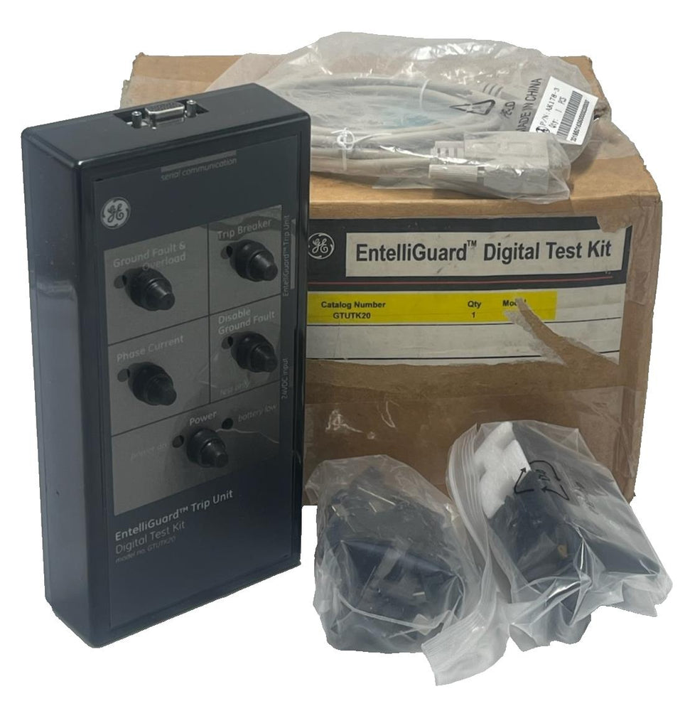 GE EntelliGuard GTUTK20 Digital Test Kit | Universal Trip Unit Test Set NSMP