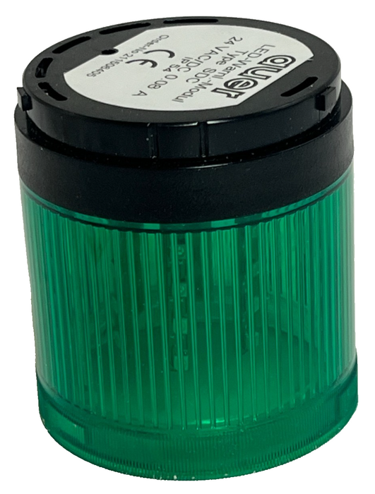 Auer Signal LED Steady Light Module - Type SDC 24V AC/DC 0.08A (Green) - 2115064