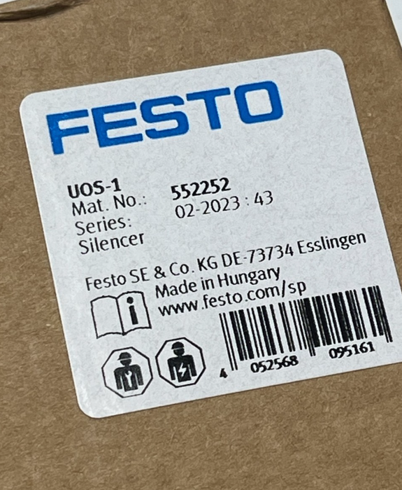 Festo MSB6-AGD:C4:J23:F1:V39-WP Service Unit Combination - Air Prep G3/4 12-Bar