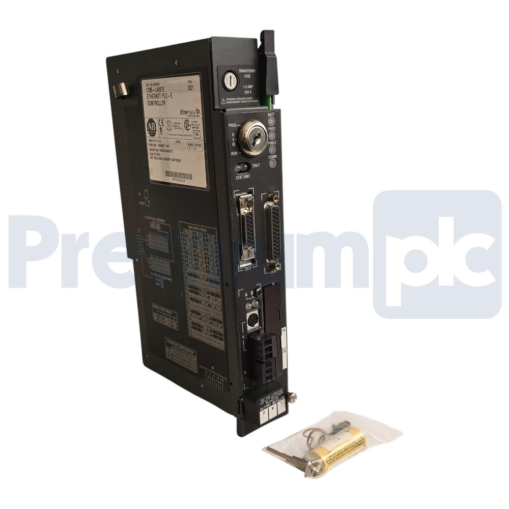 Allen-Bradley 1785-L40E/E PLC-5/40 EtherNet IP Controller F/W J REV. X01 NSNP
