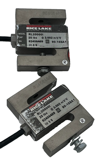 Rice Lake 420 Plus -2A Indicator 85124/01 & (2) RL20000I-25 S-Beam Load Cells
