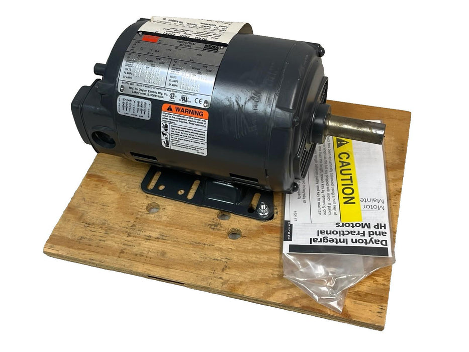 Dayton 2NKY6A General Purpose Motor 3 HP 3490 RPM 3-Phase 230/460V NEMA Premium