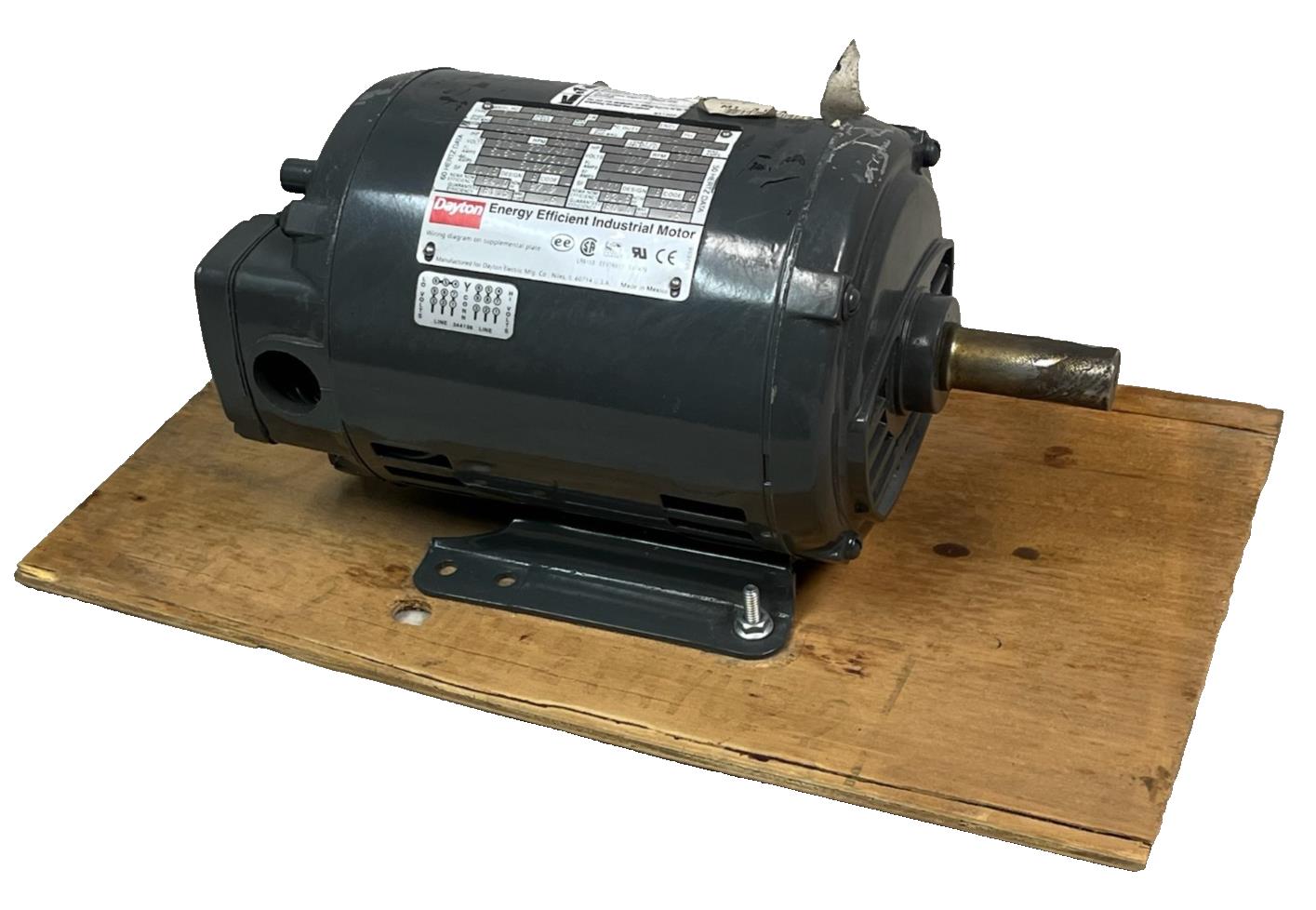 Dayton 3KW30A (31TU30) General Purpose Motor 3 HP 1750 RPM 3-Phase 230/460V
