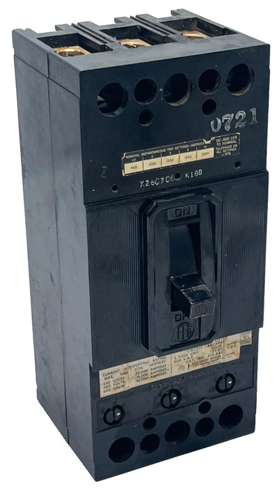 ITE FJ3-200 CIRCUIT BREAKER 200 AMP 3 POLE 600 VAC