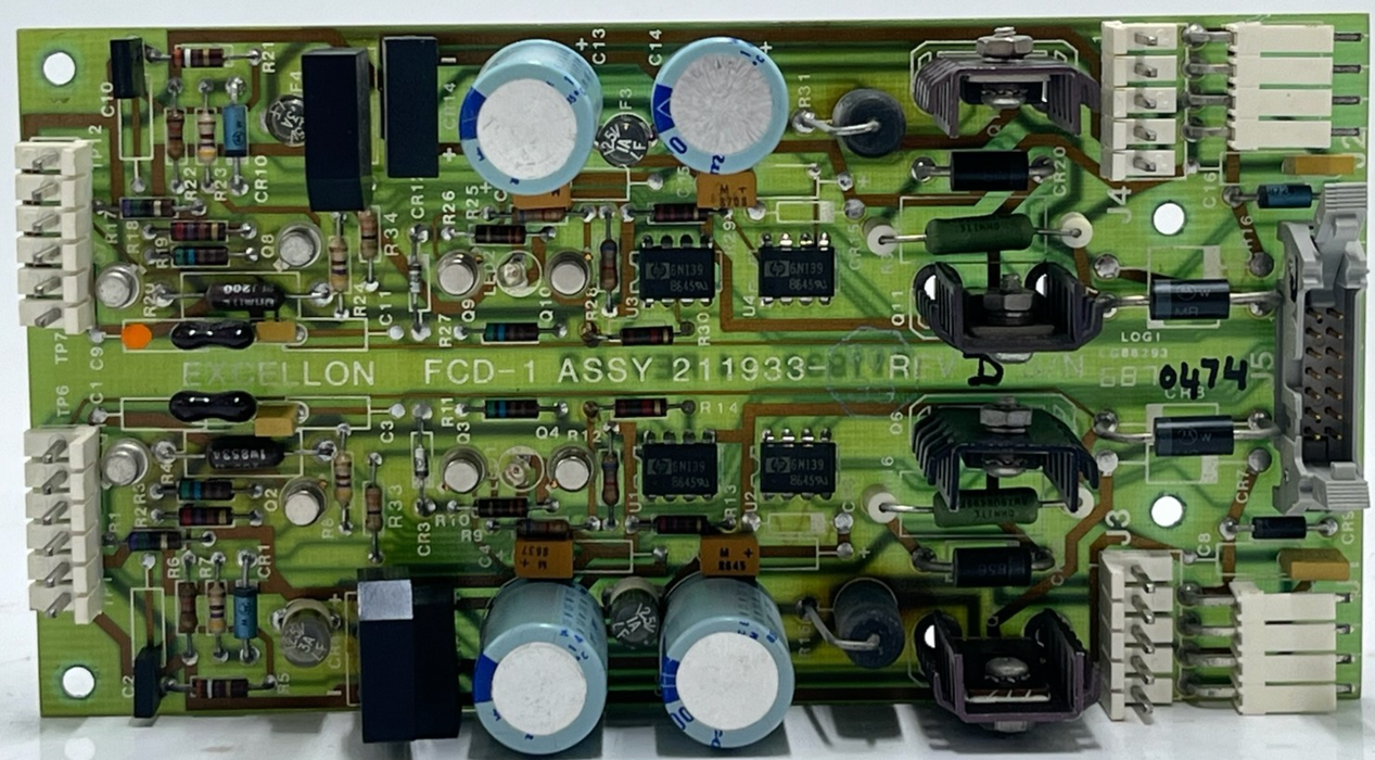 Excellon FCD-1 Logic Control Board | Assy 211933 Rev D | CNC Drilling/Routing