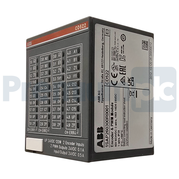 ABB 1SAP260300R0001 | CD522 AC500 S500 Encoder & PWM I/O Function Module NSMP