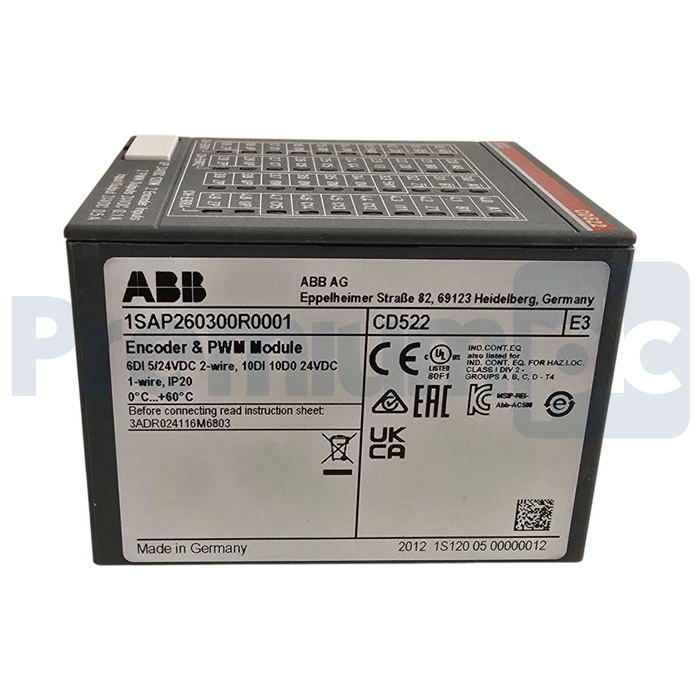 ABB 1SAP260300R0001 | CD522 AC500 S500 Encoder & PWM I/O Function Module NSMP