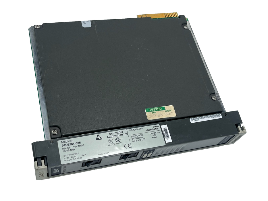 Schneider Electric Modicon PC-E984-385 984 CPU 16K Memory MB/MB+ Controller