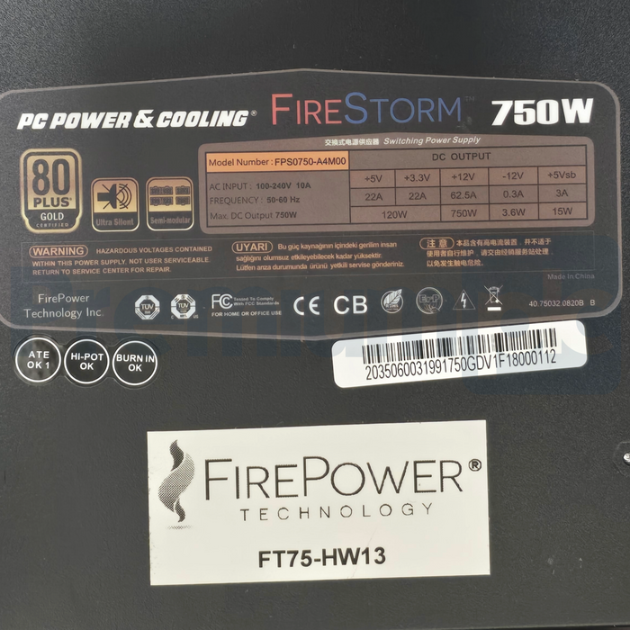 Honeywell Measurex 6541002733 Rev. 01 Power Supply 24V 20A 60C & 26A 40C NSMP