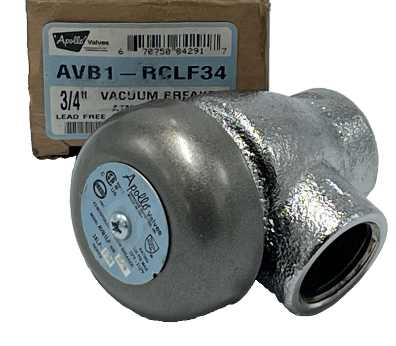 Apollo AVB1-RCLF34 3/4" Atmospheric Vacuum Breaker Lead Free Rough Chrome NSMP