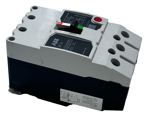 ABB GE TEYH3030B TEYH 30A 3-Pole Bolt-On Circuit Breaker 480Y/277V 35kA