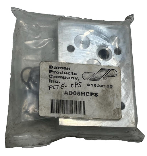 Daman Products AD05HCPS Aluminum Cover Plate Hydraulic Manifold Block Cover NSMP