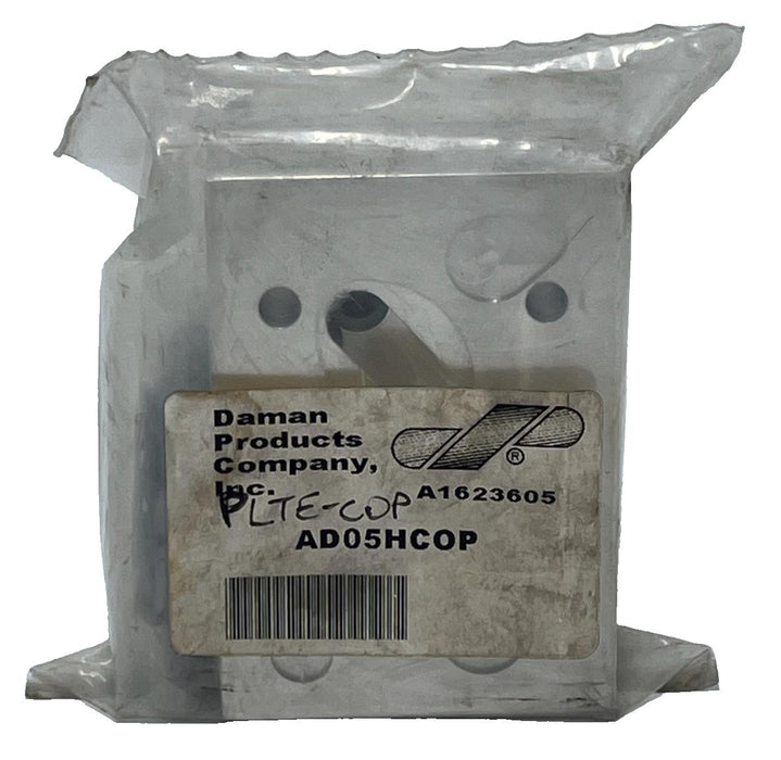 Daman Products AD05HCOP Aluminum Crossover Cover Plate D05 Valve Pattern NSMP