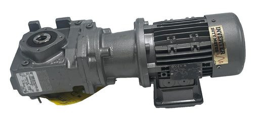 NORD SK63L/4 CUS Inverter Duty Motor w/ SK02040AZ-IEC63 Gearbox 0.25HP 3-Phase