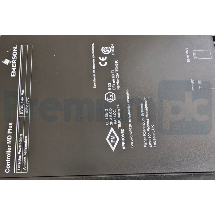 Emerson DeltaV KJ2003X1-BB1 VE3006 MD+ Plus Controller Module 12P3439X012 NSMP