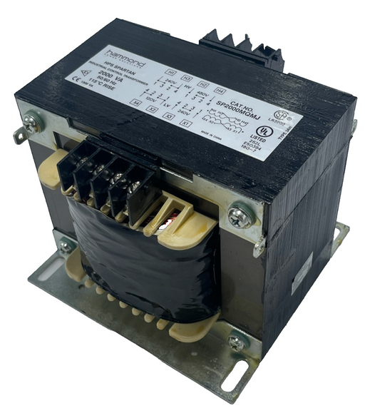 Hammond SP2000MQMJ Control Transformer 2kVA 240/480V to 120/240V | HPS Spartan