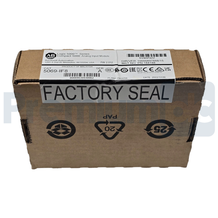 Allen Bradley 5069-IF8 /A CompactLogix 5000 8Ch Analog Input Module 5069IF8 NSFS