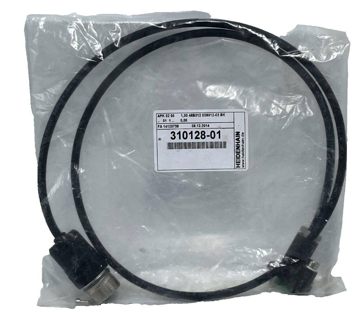 HEIDENHAIN Adapter Cable ID# 310128-01 | 1 Meter APK Cable | 12-Pin Coupling