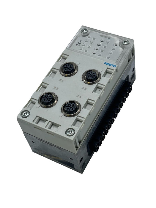 Festo CPX-AB-4-M12x2-5P-R-M3 (546997) with CPX-M-GE-EV Interlinking Block