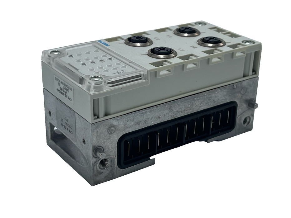 Festo CPX-AB-4-M12x2-5P-R-M3 (546997) with CPX-M-GE-EV Interlinking Block