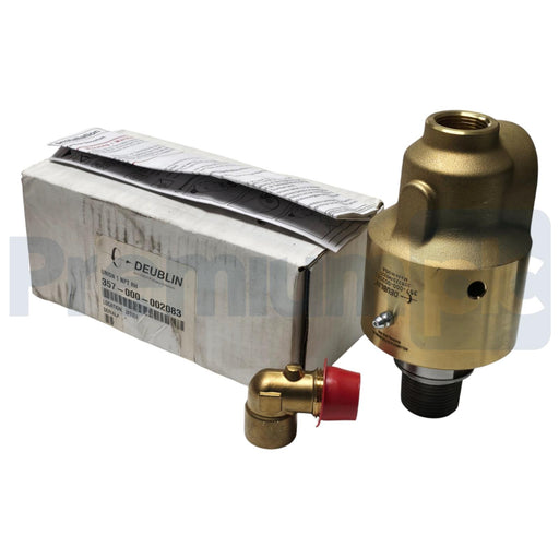 Deublin 357-000-002083 Rotary Union 1" NPT RH Duo-Flow Water Steam Oil NSMP
