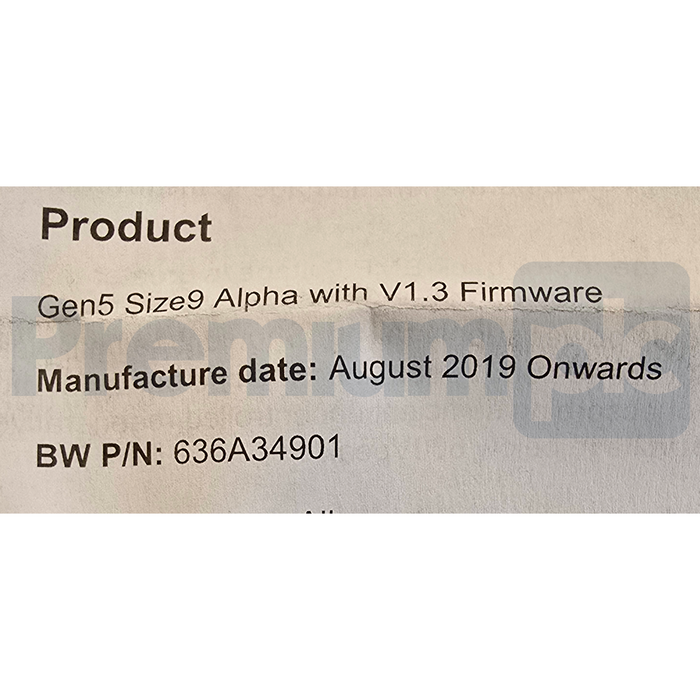 BorgWarner 636A34901 F/W V1.3 Sevcon Gen5 Size 9 Motor Controller | 350VDC 400A