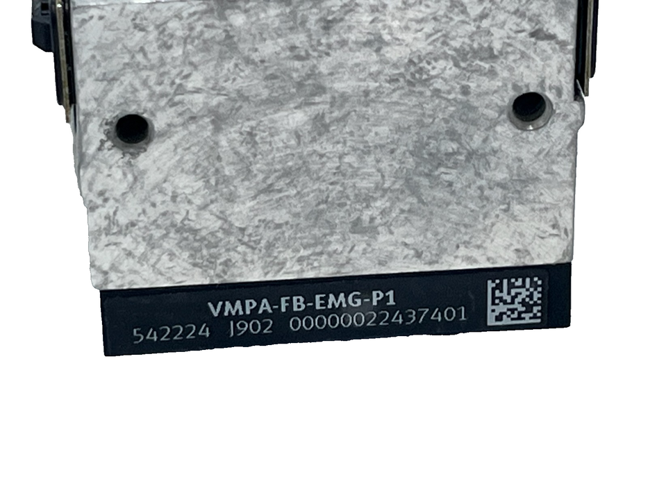 Festo MPA Valve Assembly: VMPA-FB-AP-P1 Sub-base & VMPA-FB-EMG-P1 Module
