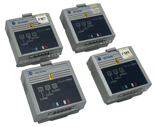 Lot of 4 Allen Bradley 160-DN2/A DeviceNet Modules (1) FRN 3.002 & (3) FRN 3.004
