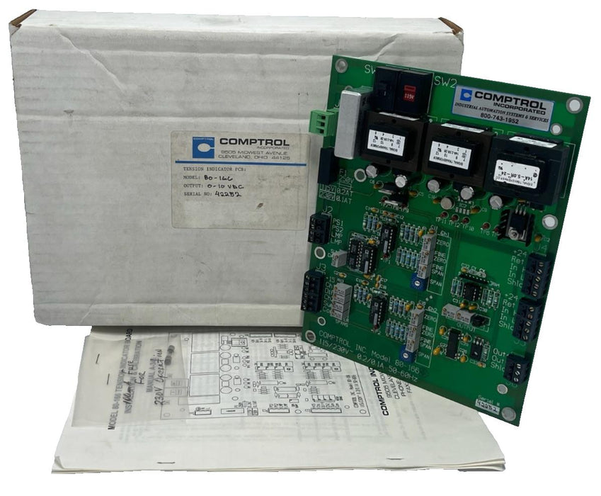 Comptrol 80-166 Tension Indicator Board | 115/230V | 50/60Hz | Industrial PLC