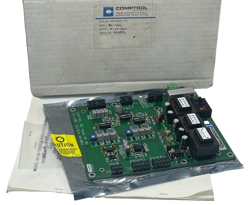 Comptrol 80-166 Tension Indicator Board | 115/230V | 50/60Hz | Industrial PLC