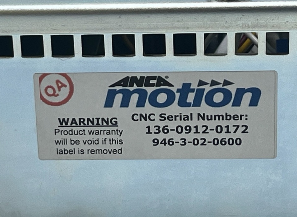 ANCA Motion AMC5 CNC Controller | 946-0-XX-1000SP | SERCOS PMK8/9 Module, NSMP