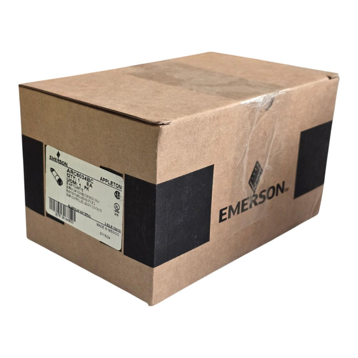 Emerson Appleton ARC6034BC Powertite 60A Pin & Sleeve Connector Body 600V 3W 4P