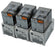 Lot of 3 Allen Bradley 700-HA33A1-3-4 Relays Ser. D 120VAC 10A 3PDT 11-Pin LED