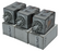 Lot of 3 Allen Bradley 700-HA33A1-3-4 Relays Ser. D 120VAC 10A 3PDT 11-Pin LED