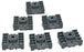 Lot of 6 Allen-Bradley 700-HN125 Relay Sockets, Series A, 8-Pin Octal Base NSNP