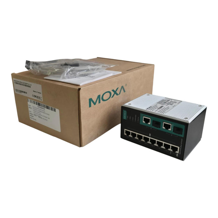 Moxa EDS-P510A Managed Ethernet PoE+ Switch EDS-P510A-8PoE-2GTXSFP V1.1.0 NSMP