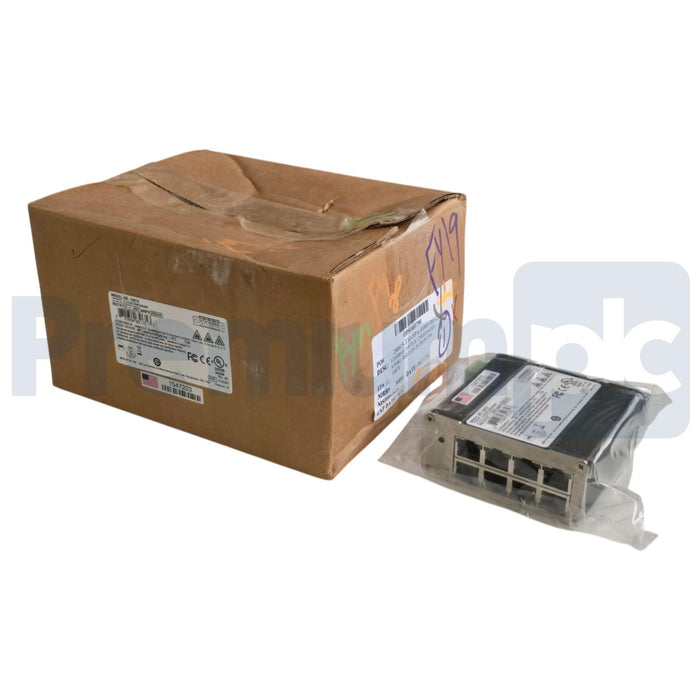 Red Lion N-Tron 108TX Industrial Ethernet Switch 8-P 10/100BaseTX DIN Rail NSMP