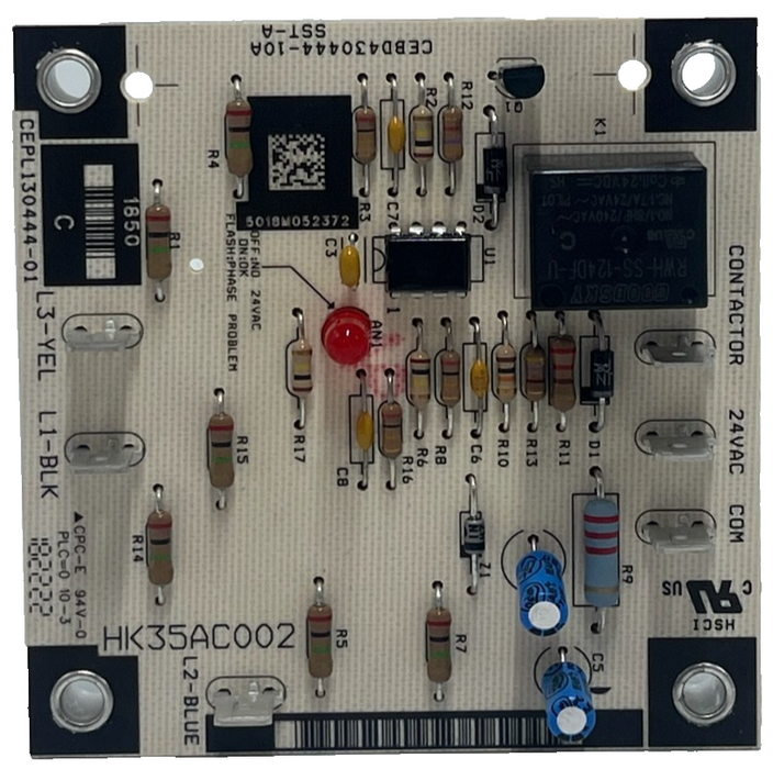 Carrier HK35AC002 Relay Phase Monitor Board OEM Control Board 3-Phase Protection