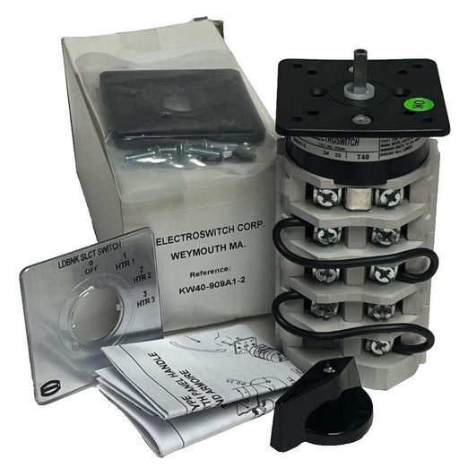 Electroswitch KW40-909A1-2 | KW40 Cam-Action Rotary Switch | 40A 600VAC | NSMP