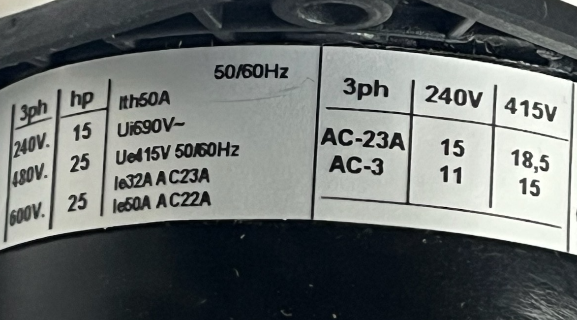 Electroswitch KW40-909A1-2 | KW40 Cam-Action Rotary Switch | 40A 600VAC | NSMP