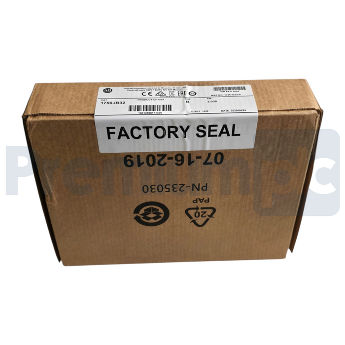 Allen-Bradley 1756-IB32 /B ControlLogix 32PT DC Input Module F/W 3.005 NSFS