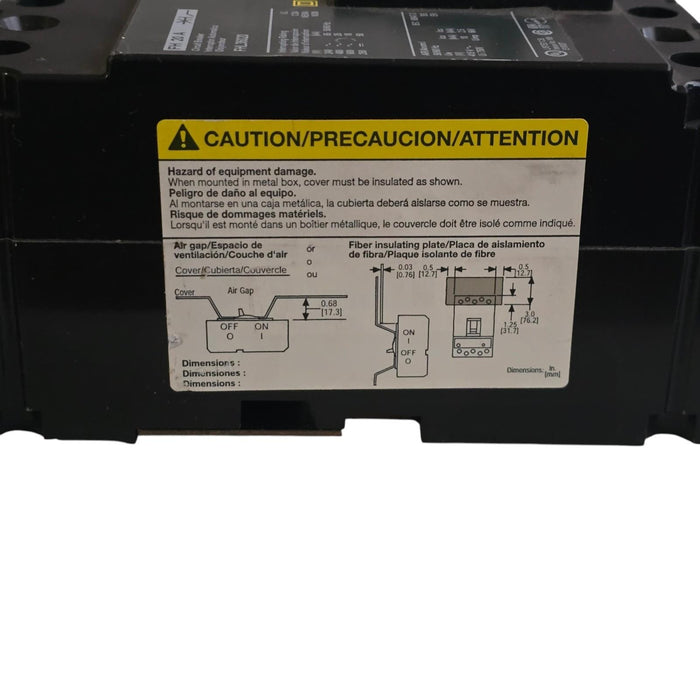 Square D FHL36020 Molded Case Circuit Breaker | 20A 3-Pole 600V F-Frame NSNP