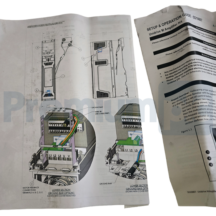 Control Techniques Unidrive HS71-034 00062 A | AC Drive HS71-03400062A10101AB100