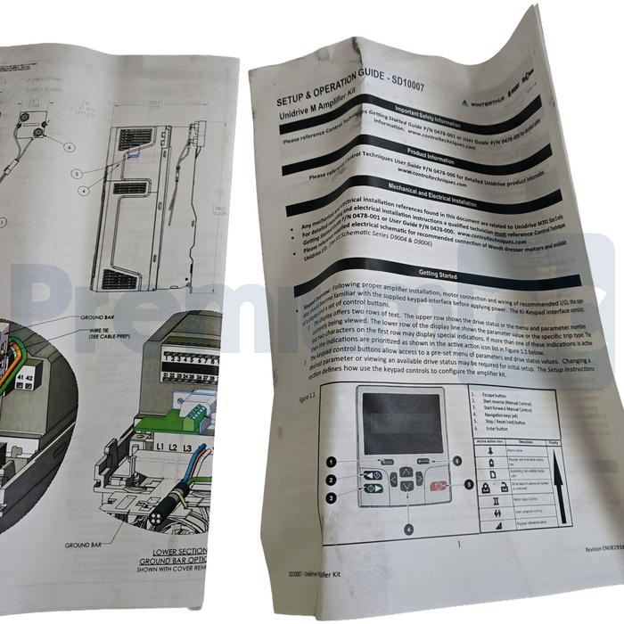 Control Techniques Unidrive HS71-034 00062 A | AC Drive HS71-03400062A10101AB100