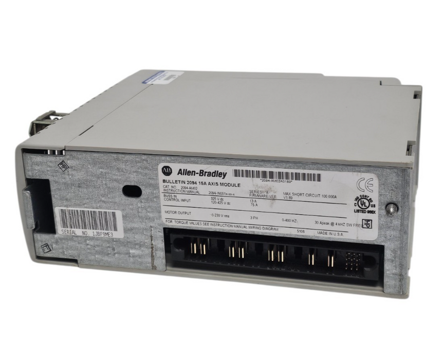 ALLEN BRADLEY 2094-AM02 SER. A KINETIX 6000 AXIS MODULE 2094AM02 /A