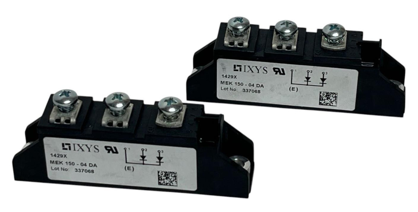 Lot of 2 - IXYS MEK 150-04 DA Dual Diode Module 400V 150A - 1429X, NSNP