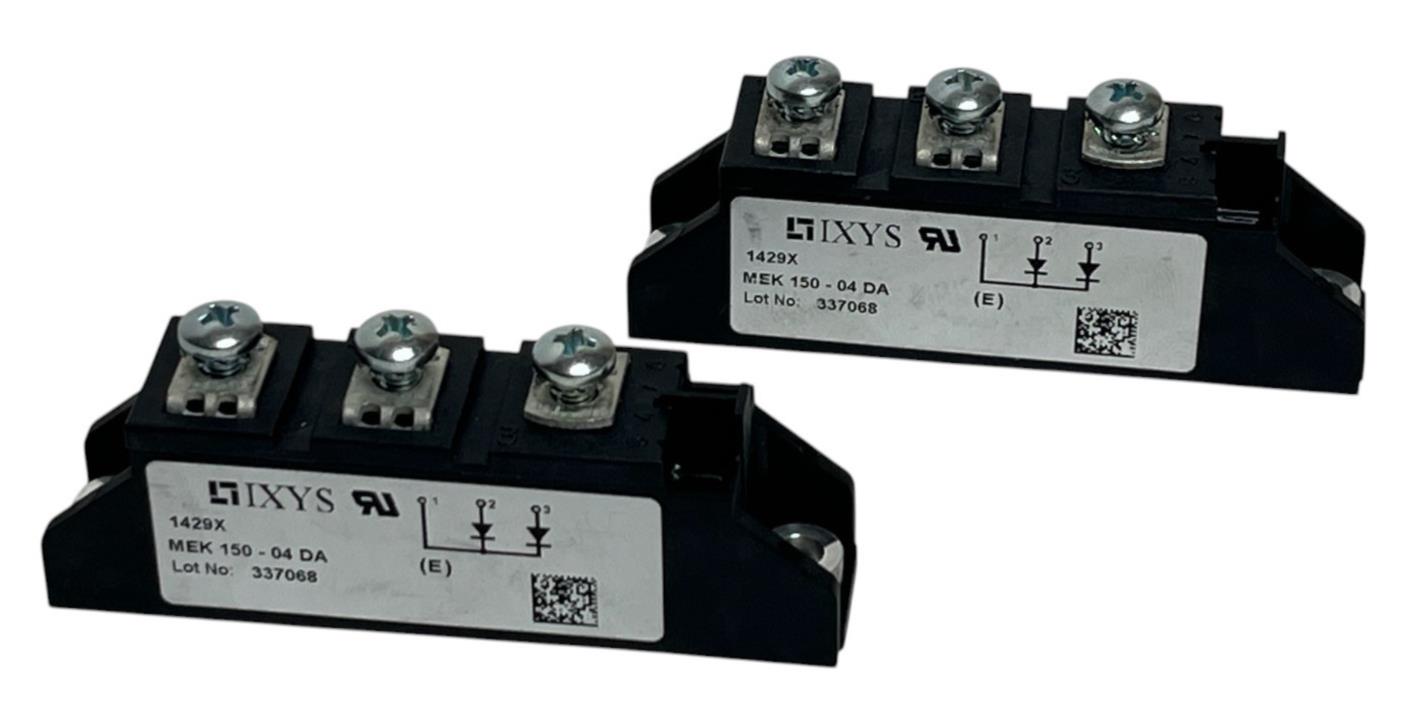 Lot of 2 - IXYS MEK 150-04 DA Dual Diode Module 400V 150A - 1429X, NSNP
